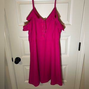 Pink cocktail dress